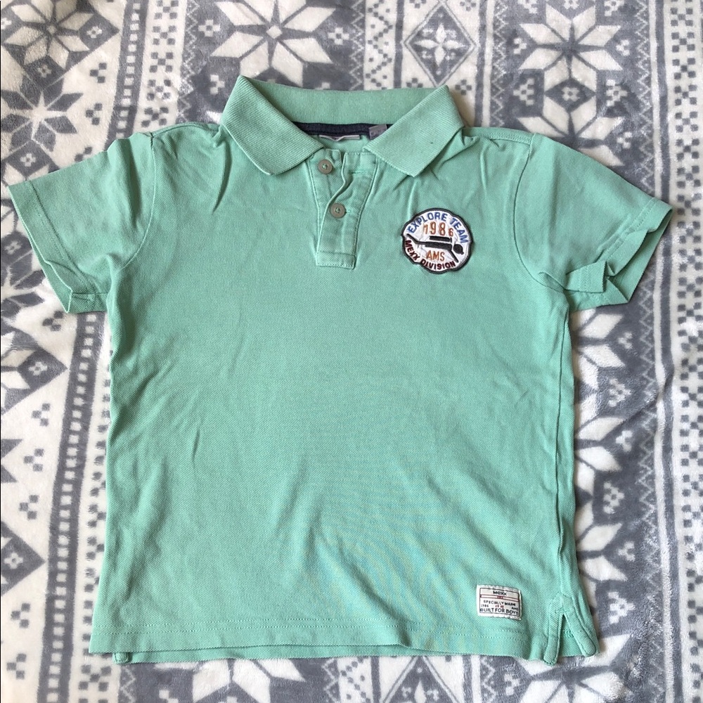 Mexx Mint Green Boys Polo Shirt